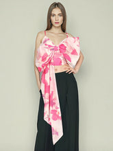 Bow Tie Irrgular Strapless Vest